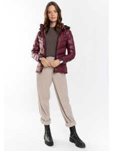 Northwood Kurtka pikowana "Greta" w kolorze bordowym rozmiar: L. Czerwone kurtki Northwood, l, bez wzorów, bez kaptura. Za 195,77 zł.