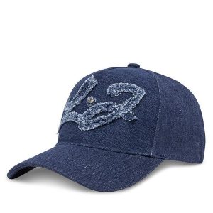 Czapka z daszkiem Liu Jo. Niebieskie czapki Liu Jo, bez wzorów. Za 129,99 zł.