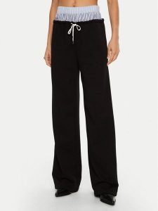 Imperial Spodnie dresowe P5H0IGS Czarny Relaxed Fit. Czarne spodnie dresowe Imperial, l, bez wzorów, z bawełny. Za 309,99 zł.