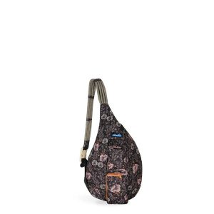 Plecak miejski Kavu Slingback - quiet wildflowers. Czarne plecaki KAVU. Za 256,99 zł.