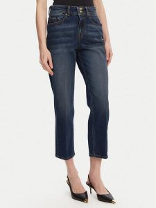 Versace Jeans Couture Jeansy 78HAB5T0 DW009VF1 Granatowy Regular Fit. Niebieskie jeansy Versace Jeans Couture, bez wzorów, z bawełny. Za 639,99 zł.