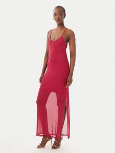 ONLY Sukienka letnia Magda 15372730 Czerwony ciemny Bodycon Fit. Czerwone kombinezony ONLY, na lato, l, bez wzorów, z syntetyku, bez kołnierzyka, bez ramiączek. Za 149,99 zł.