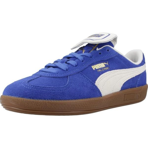 Buty PUMA YELLOW PREMIUM SUEDE Niebieski. Niebieskie buty trekkingowe Puma, z tkaniny, bez zapięcia. W wyprzedaży za 277,20 zł.