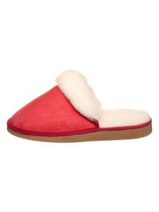 Kitz-pichler Skórzane kapcie "Pala" w kolorze czerwonym rozmiar: 42. Czerwone kapcie Kitz-Pichler, bez wzorów, z wełny. Za 187,99 zł.