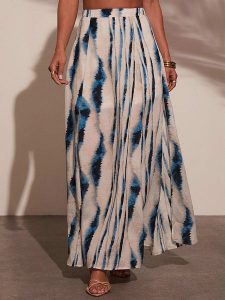 LA Angels Spódnica w kolorze niebiesko-białym rozmiar: XL. Białe spódnice LA Angels, na imprezę, xl, bez wzorów, maxi. Za 130,99 zł.