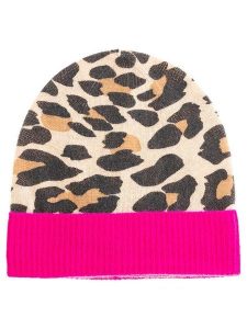 Zwillingsherz Kaszmirowa czapka beanie w kolorze jasnobrązowo-różowym rozmiar: onesize. Brązowe czapki Zwillingsherz, bez wzorów, z kaszmiru. Za 149,31 zł.