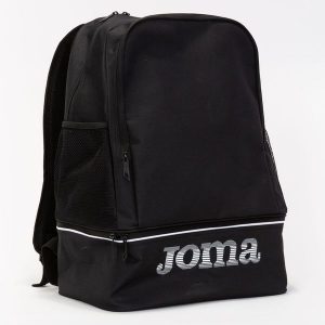 Plecak sportowy piłkarski Joma Training III z kieszenią na obuwie. Czarne plecaki JOMA. Za 89,99 zł.