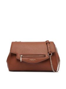 Guess Torebka Antonia HWBG21 83210 Brązowy. Brązowe torebki klasyczne Guess, z aplikacjami, ze skóry, bez dodatków. Za 584,99 zł.