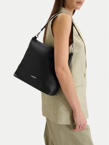 Lasocki Torebka CEO-LSK-X-006-07 Czarny. Czarne torebki klasyczne Lasocki, bez wzorów, z materiału, bez dodatków. Za 169,99 zł.