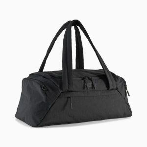 Torba sportowa damska Puma X ROSE DUFFLE 09182101. Czarne torby podróżne i sportowe Puma, bez wzorów, z nylonu. Za 173,31 zł.