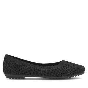Baleriny Jenny Fairy. Czarne balerinki Jenny Fairy, bez wzorów, bez obcasa, bez zapięcia. Za 69,99 zł.