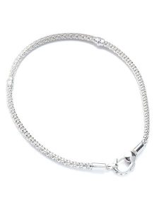 Pandora Srebrna bransoletka rozmiar: 18. Szare bransoletki Pandora, srebrne. Za 257,31 zł.