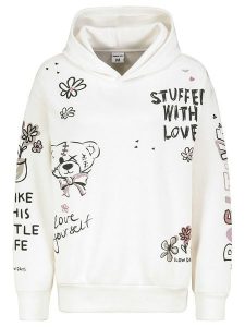 Sublevel Bluza w kolorze białym rozmiar: S. Białe bluzy Sublevel, s, bez wzorów, z kapturem. Za 187,96 zł.