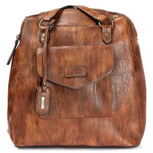 RIEKER H1036-22 brown, plecak/torebka damska. Brązowe plecaki Rieker. Za 259,90 zł.