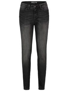 Sublevel Dżinsy - Skinny fit - w kolorze czarnym rozmiar: M. Czarne jeansy Sublevel, z aplikacjami, ze skóry. Za 92,21 zł.