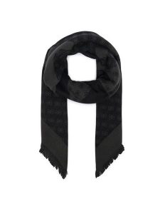 Guess Chusta AW5657 POL03 Szary ciemny. Szare apaszki i chusty Guess, z aplikacjami, z poliesteru. Za 194,99 zł.