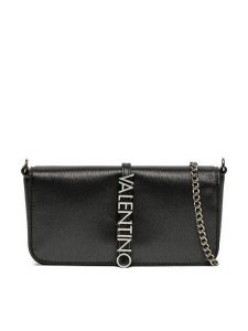 Valentino Torebka Materia VBS8GQ10 Czarny. Czarne torebki klasyczne Valentino, bez wzorów, ze skóry, bez dodatków. Za 349,99 zł.