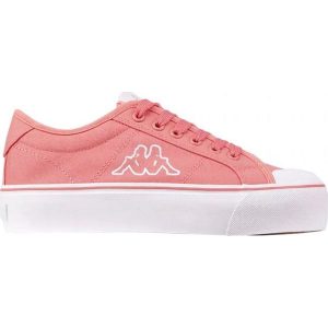 Buty Kappa Boron Low Pf 243162 2210 różowe. Czerwone trampki bez wzorów, bez zapięcia. Za 177,70 zł.