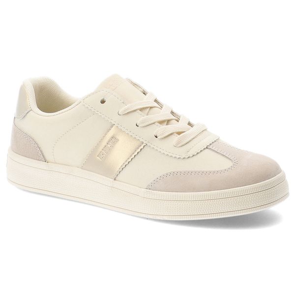 Trampki damskie Big Star, skóra naturalna i zamszowe wstawki sznurowany fason minimalistyczny design lekka podeszwa stonowana kolorystyka, beżowe, TT. Brązowe trampki Big Star, bez wzorów, ze skóry, bez zapięcia. Za 169,00 zł.