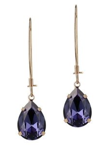 Otazu Pozłacane kolczyki z kryształami Swarovski rozmiar: onesize. Żółte kolczyki Otazu, z kryształem, pozłacane. Za 121,51 zł.