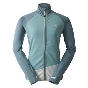 Bluza Damska Emerging Core Stretch Base Layer Top. Niebieskie bluzy Dare 2b, bez wzorów, bez kaptura. Za 93,99 zł.