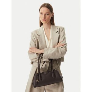 Torebka Calvin Klein. Brązowe torebki klasyczne Calvin Klein, bez wzorów, bez dodatków. Za 649,99 zł.