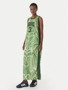 Adidas Sukienka codzienna Farm Rio Premium KD4620 Zielony Slim Fit. Zielone kombinezony ADIDAS, m, bez wzorów, z syntetyku, bez kołnierzyka, bez ramiączek. Za 479,99 zł.