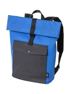 Plecak z rolowaną komorą na laptopa – Royal Blue / Black Meatfly. Niebieskie plecaki Meatfly. Za 237,99 zł.