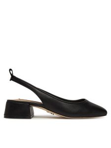 Steve Madden Sandały Smitten s SM11003213 Czarny. Czarne sandały Steve Madden, bez wzorów, ze skóry, bez obcasa, na słupku, bez zapięcia. Za 269,99 zł.