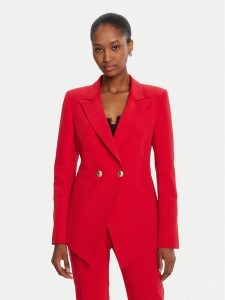 Rinascimento Marynarka CFC0126220003 Czerwony Slim Fit. Czerwone marynarki i żakiety Rinascimento, xs, bez wzorów, z syntetyku. Za 599,99 zł.