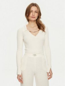 Marciano Guess Sweter 5RGR17 5613Z Écru Regular Fit. Swetry klasyczne Marciano Guess, xl, z wiskozy, bez kołnierzyka. Za 339,99 zł.