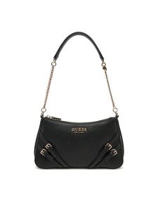 Guess Torebka HWZG96 36180 Czarny. Czarne torebki klasyczne Guess, z aplikacjami, ze skóry, bez dodatków. Za 269,99 zł.