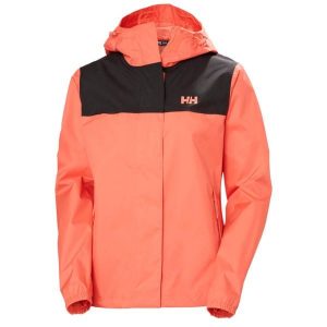 Kurtka przeciwdeszczowa damska Helly Hansen Vancouver. Czerwone kurtki Helly Hansen, bez wzorów, bez kaptura. Za 553,50 zł.
