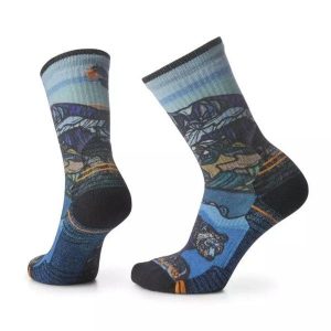 Skarpety Damskie Smartwool Hike Light Cushion Icy Range Print Crew Socks. Skarpetki Smartwool, bez wzorów, z wełny. Za 105,48 zł.