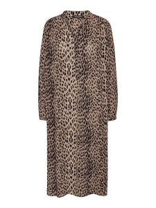 Ilse Jacobsen Sukienka w kolorze brązowym rozmiar: 42. Brązowe sukienki Ilse Jacobsen, na co dzień, bez wzorów, z wiskozy, bez kołnierzyka, bez ramiączek, midi, proste. Za 130,99 zł.