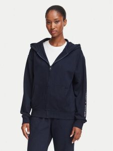 Tommy Hilfiger Bluza UW0UW06621 Granatowy Regular Fit. Niebieskie bluzy TOMMY HILFIGER, xs, bez wzorów, z bawełny, bez kaptura. Za 329,99 zł.