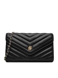 Badura Torebka FIONA-01 Czarny. Czarne torebki wieczorowe Badura, bez wzorów, z materiału, bez dodatków. Za 129,99 zł.