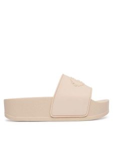 Liu Jo Klapki Mykonos 01 BA6077 EX028 Różowy. Czerwone klapki Liu Jo, bez wzorów, z syntetyku, bez obcasa. Za 279,99 zł.