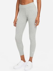 Nike Sportswear Legginsy w kolorze szarym rozmiar: XS. Szare legginsy Nike Sportswear, bez wzorów, z podwyższonym stanem. Za 127,05 zł.