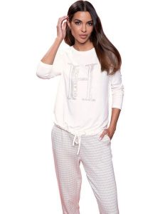 Heine Bluza w kolorze kremowym rozmiar: 38. Brązowe bluzy Heine, bez wzorów, z bawełny, bez kaptura. Za 44,45 zł.