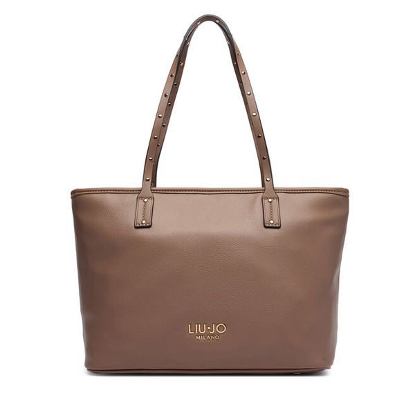 Torebka Liu Jo. Brązowe shopper bag Liu Jo, bez wzorów, bez dodatków. Za 499,99 zł.