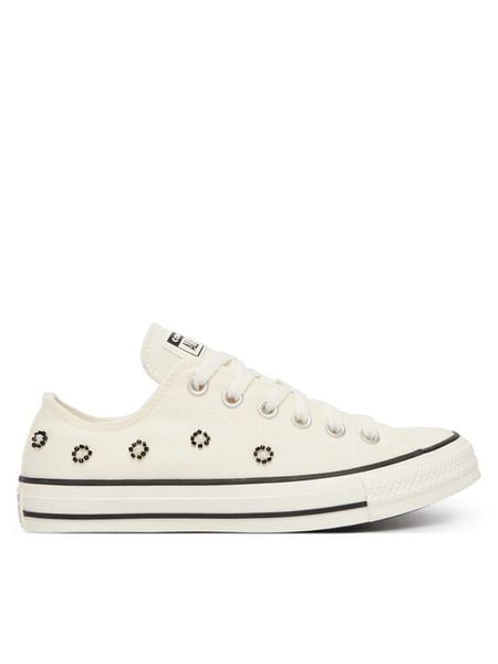 Converse Trampki Chuck Taylor All Star Beads A17784C Écru. Trampki Converse, bez wzorów, z materiału, bez zapięcia. Za 379,99 zł.