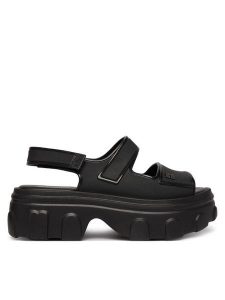 Melissa Sandały Melissa Ella Move Ad 36150 Czarny. Czarne sandały Melissa, bez wzorów, z tworzywa sztucznego, bez obcasa, na koturnie, bez zapięcia. Za 578,99 zł.