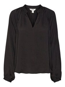 Vero Moda Bluzka w kolorze czarnym rozmiar: M. Czarne bluzki Vero Moda, m, bez wzorów, bez kołnierzyka, bez ramiączek. Za 74,63 zł.