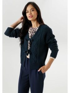 Aniston Kardigan w kolorze granatowym rozmiar: 40. Niebieskie kardigany Aniston, ze splotem. Za 52,55 zł.