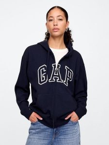 GAP Bluza w kolorze granatowym rozmiar: XXL. Niebieskie bluzy GAP, xxl, bez wzorów, bez kaptura. Za 140,53 zł.