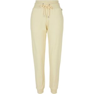 Damskie spodnie dresowe z wysokim stanem Urban Classics Organic. Żółte spodnie dresowe Urban Classics, bez wzorów, z dresówki, z podwyższonym stanem. Za 237,00 zł.