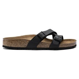 BIRKENSTOCK Yao Balance BF Black Klapki damskie. Czarne klapki Birkenstock, bez wzorów, bez obcasa. Za 299,99 zł.
