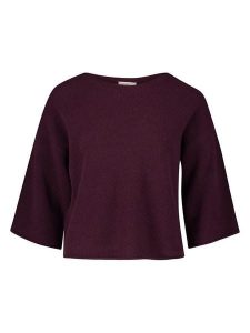 Vera Mont Sweter w kolorze ciemnofioletowym rozmiar: S. Różowe swetry oversize Vera Mont, s, bez wzorów, z wełny, bez ramiączek. Za 139,95 zł.
