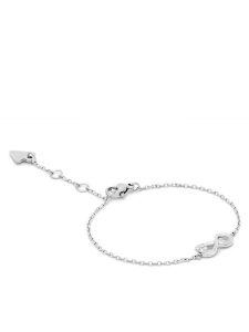 Guess Bransoletka JUBB06 048JW Srebrny. Szare bransoletki Guess, srebrne. Za 168,99 zł.